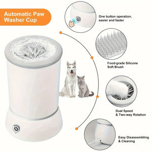 PawClean Pro! Limpiador De Patas Electrico Mascotas